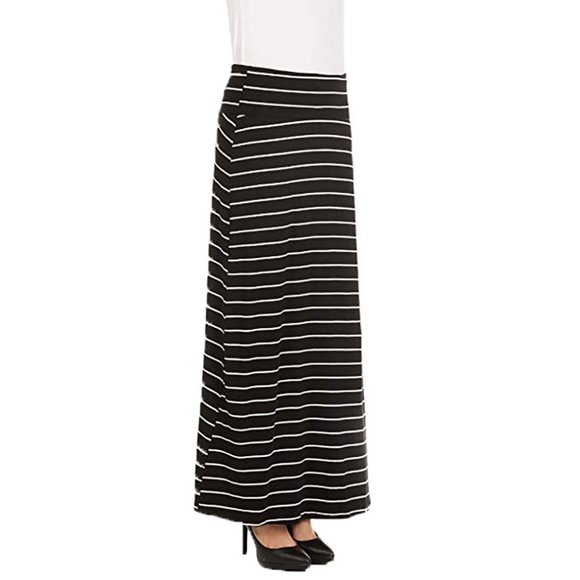 No Comment X America Dresses & Skirts - NWT - Women's Stripe Maxy Skirt - Black